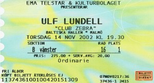 021114 - Biljett - Ulf Lundell