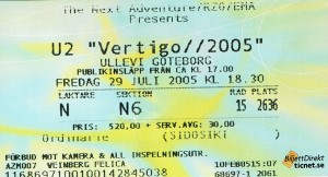 050729 - Biljett - U2