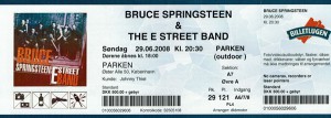 080629 - Biljett - Bruce Springsteen