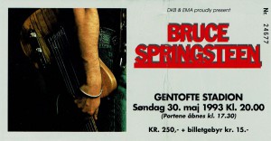 930530 - Biljett - Bruce Springsteen