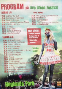 140802 Live Green Festival poster